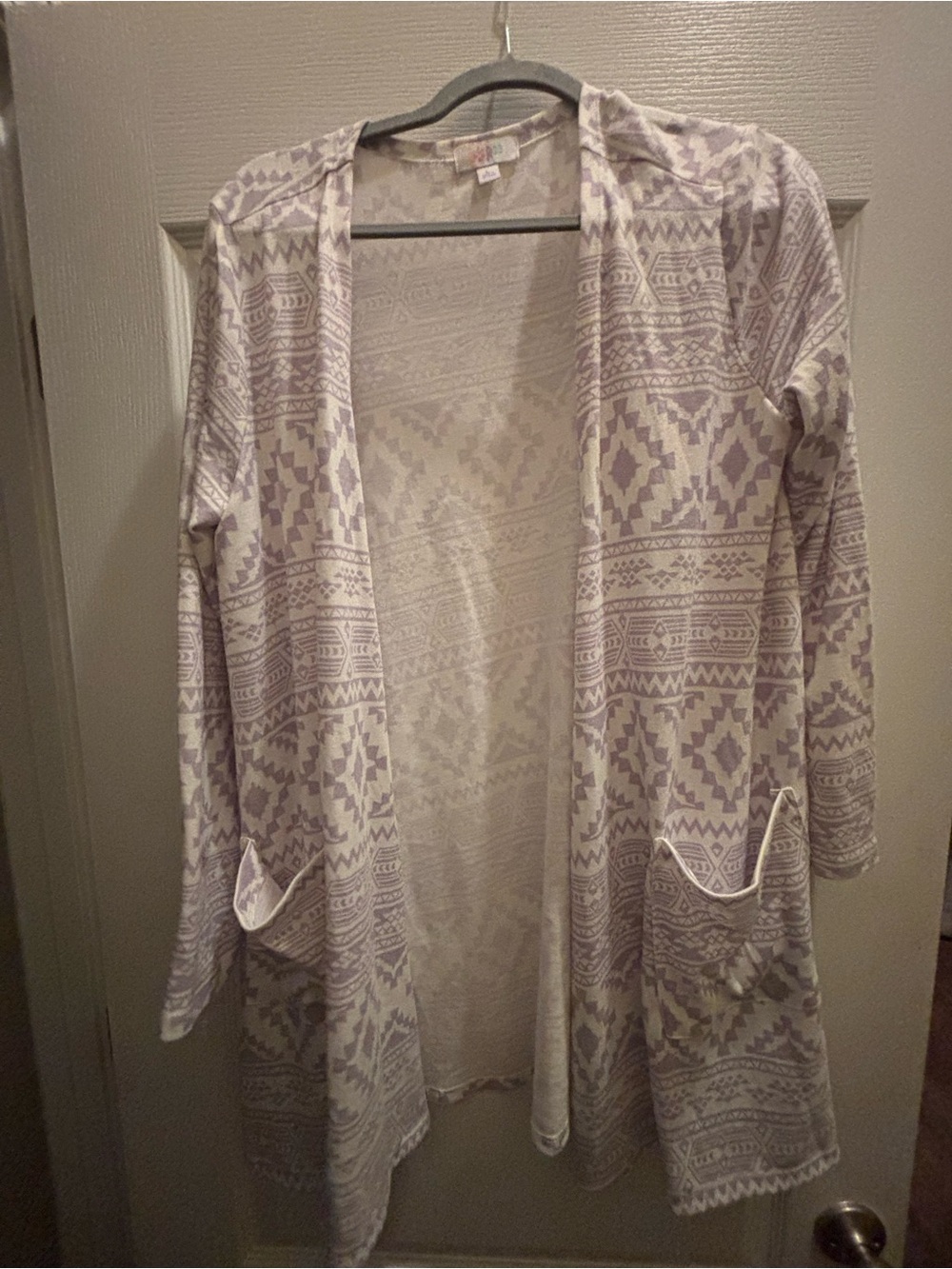 LuLaRoe Black Top with Branded Pink Label